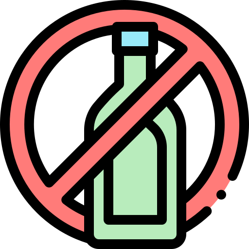 No alcohol